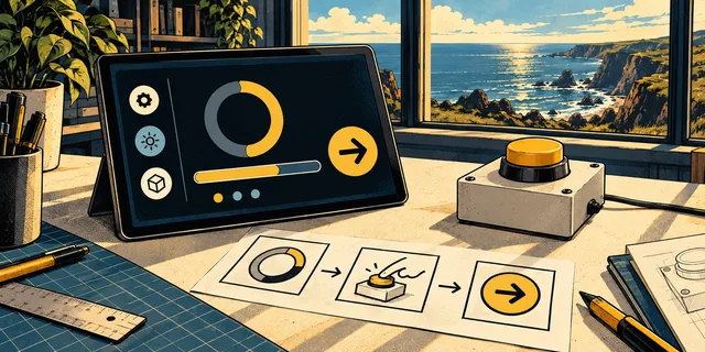 An alternate comic illustration: a clearer control.