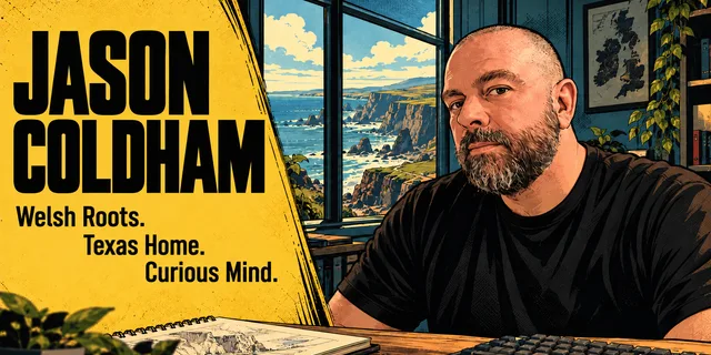 An alternate comic illustration: jason coldham sharing cover diagonal.